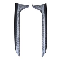 저렴한 아우디 A6 C7 여행용 자동차 후면 사이드 윈도우 카나드 스포일러 에어 스플리터 EditionAllroad T, 01 Carbon Look