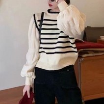 헤레이스 블라우스 조끼 니트 YMSH23SS367