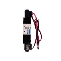 KCC 공압솔레노이드밸브(5포트) KS320H-220V(클로즈센터), 1