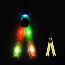 LED 형광 책가방 펜던트 야간 라이딩 경고 백팩 조명 USB 충전 PVC 더브테일 야외 캠핑 비상등, [02] Dovetail light