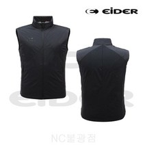 아이더 [매장정품] 등판에 배색 절개라인으로 액티브한 느낌을 준 남성 (아이두) 패딩 베스트 [DMU19613/BLACK(Z1)][NC불광]