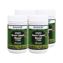 뉴질랜드 초록입홍합 엔조 그린머슬 17000mg 180캡슐 X 4통
