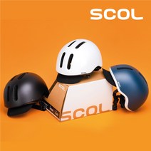 스콜 플레이 어반 자전거헬멧 - 전기자전거 전동킥보드, 퓨어 화이트 / L (58-62cm)
