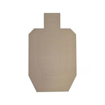 IPSC 표적지 10장 세트 사격지 양면 실루엣 종이 타겟, IPSC 양면 표적지 10장