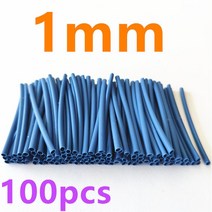 전선관 21 열 수축 슬리브 튜브 세트 파이프 절연 구색 키트 전기 연결 철사 포장 케이블 방수 드롭 배송, 15.100pcs 1mm blue