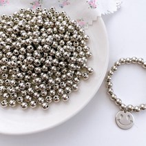 스마일 곰돌이 은볼 팔찌 커플 우정 소원팔찌만들기 고퀄리티 팬던트 팔찌공예재료 diy키트