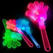 야광맨 LED 짝짝이4색 손뼉봉 응원봉 박수봉 야광봉, [그린]LED 짝짝이+AG3 배터리 3개