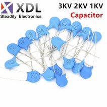 1+1 슈퍼캐패시터 20pcs 고전압 세라믹 3kv 2kv 1kv 5pf 10pf 20pf 22pf 27pf 30pf 47pf 100pf 220pf 1nf 2.2nf 3.3nf, 2kv 10pf