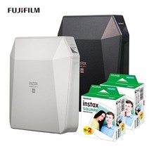 1300K 인스탁스 쉐어3 SP 3 스퀘어필름40매, 색상:화이트