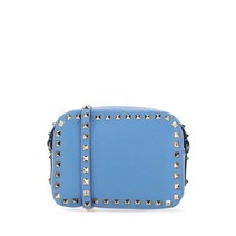 23SS VALENTINO GARAVANI CERULEAN 레더 락스터드 크로스바디 가방 2W2B0809VSF 097