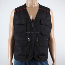 작업조끼 ITR v44c 다용도조끼 자원봉사자조끼 C검정조끼 팀복 노인조끼 인쇄 유니폼베스트