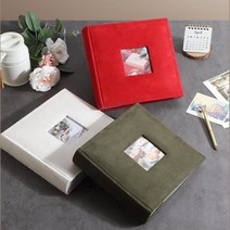 끼우는 포켓형 스크랩 옛날 DIY 사진 앨범 모음집 만들기 꾸미기, 사진앨범 그린