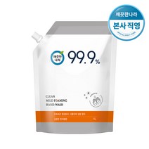 깨끗한나라 클린 생분해 핸드워시 리필 대용량 1L X 4팩, 단품