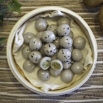 새알 옹심이 만두 고기 감자 옹심이 만두 1kg, 감자옹심이만두1kg+한우사골국400g(5팩)