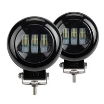 선박용 램프 라이트 OKEEN Led Bar Work Light 30W 5 Inch 6d led len Car Headlight for offroad ATV SUV Boat Mot, [04] 2pcs black round