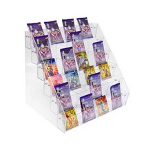 아크릴 카드 판매대 엽서 꽂이 문방구 진열대 스티커, 상세 페이지 참고, 4칸 6층