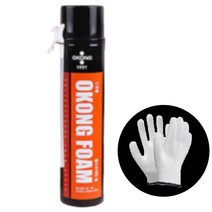 오공 우레탄 폼 스트로우 타입 + 면장갑