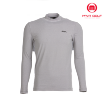 엠바골프 남성 긴팔 스트라이프 하이넥 티셔츠 M202MTS018