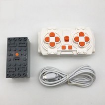 레고테크닉 호환레고 중국레고 하이테크 부품 몬스터 전원 기능 서보 트레인 모터 IR 속도 원격 제어 수신기 리튬 배터리 박스 DIY, RC Set 02