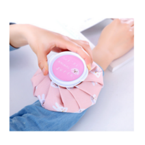 골프얼음주머니 냉온찜질팩 찜질주머니, 핑크(15cm)