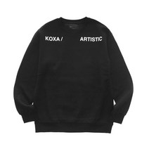 [코싸] koxa space mtm black 맨투맨