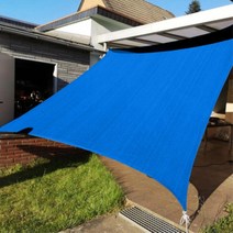 간편설치 자외선 UV차단 사각 그늘막 L 주택그늘막, 그린