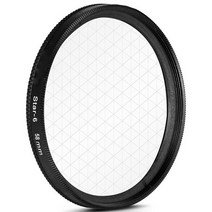 카메라 필터 40.5mm 50mm 58mm 스타 필터 카메라 렌즈 -6 크로스 4 포인트 캐논 500d, 03 star 8
