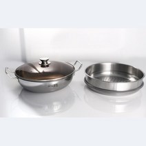 김빠짐 방지용 실리콘링 스텐 찜냄비 28 찜솥냄비 꽃게찜기 송편 대게찜통 찜기냄비 야채찜기 찜통냄비 솥, 상세페이지참조