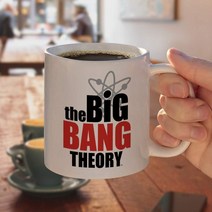 미드 빅뱅이론 굿즈 머그컵/ 수입커피잔 The Big Bang Theory 빈티지 복고풍, 1개