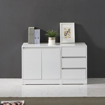 다용도 수납장 틈새 모닝 1000 LPM (화이트) 팀버스리빙, 화이트