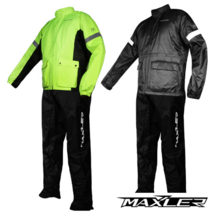 Maxler 맥슬러 우비세트(방수 바람막이 자켓+바지), 블랙
