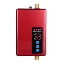 가정용 대용량 업소용 온수기 지능형 일정한 온도 인스턴트 LED 디스플레이 전기 5500W 220V, Red, 04 Red, Red