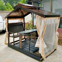 조립식 파고라 야외 정자 방갈로 테라스 옥상 제작, A모델