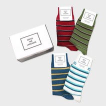 아트박스/삭스더랭귀지 로빈 양말 4SET