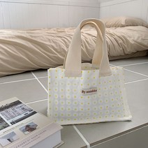 2022년 신종 일본계 휴대용 캔버스 가방 도시락 학생 직장인들은 런치백 스낵백을 손에 쥐었다