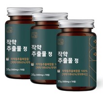 자연바름 작약 추출물 정 식용 뿌리 원료 식품 영양제, 70정 x 3개