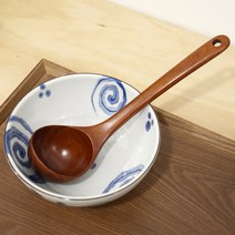 천연 옻칠 우드 국자