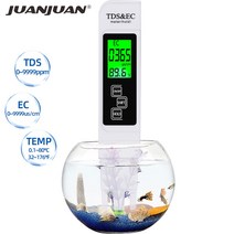 PH 수질 측정기 어항 수족관 3 In1 TDS/Temp/EC 미터 TDS & EC 테스터 0-9990ppm 전도도 검출기 수질 모니, 01 With backlight_03 러시아