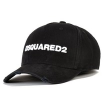 크리스마스 용품 장식 소품DSQUARED2 여름 모자 편지 100% 면 남성 야구 여성 아빠 캐주얼 힙합 스냅 백 뼈, 02 Black_01 One Size