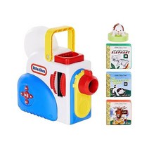 Little Tikes Story Dream Machine 스타터 세트 스토리타임 책 리틀 골든 북 오디오 플레이 포키 퍼피 캐릭터 조명 용 장난감 여자 3세 이상BG