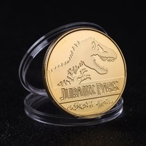 희귀동전 기념주화 REPLICA 기념 주화 쥬라기 공원 공룡 동전 메달리온 배지