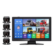 급발진블랙박스 화물차용 4채널 블랙박스 10인치 1080, 10인치 2채널 야간 +음성 제어+64G 카드