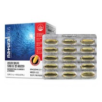 내츄럴플러스 초임계 알티지 오메가3 비타민D 78g, 60정, 4박스