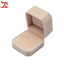 돌반지함 아기 돌반지 보석함 보관함 케이스 스퀘어 웨딩 벨벳 귀걸이 반지 상자 놀라운 약혼 파티 귀걸이 보석 디스플레이 선물