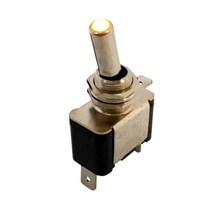 2단 3핀 토글 항공 전투기 스위치 12V LED 옐로우 HAS6914