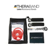 세라밴드 요가 팔러테스 근력 운동 튜빙 세트, 실버