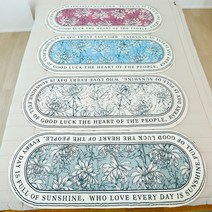 북유럽 감성 주방매트 12종 발닦개 미니러그 자취생선물 센스있는 집들이선물 남자 친구집들이선물 8평 원룸꾸미기 제비꽃 정원 야자수, 화이트