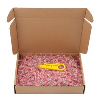 단말기 솔더 씰 열 수축 방수 버트 와이어, Yellow AWG 12-10, 300PCS