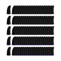 100 Pieces Finger 슬리브 for 게이밍 Thumb 모바일 게이밍 컨트롤러 땀방지 통기성 있는 심리스 터치스크린 Cover PUBG League of Legend