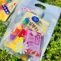 사과쥬스 간식 구디백 생일답례품 6개 실속패키지, 4)미니쮸구디백 6개